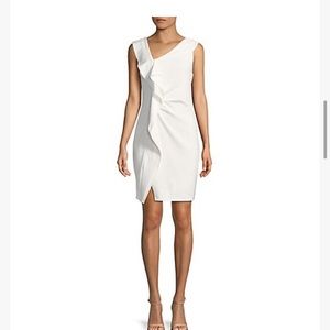 Halston H - white Cocktail dress size 6